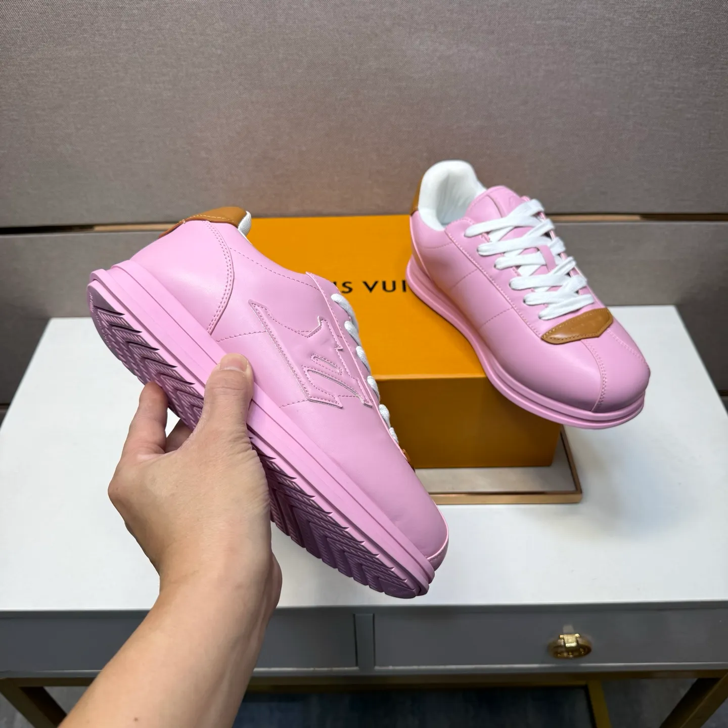 Men's men's shoes 💰pp560 [LV～] Men's casual shoes 2025z cabinet sales simultaneously 🔶Size: 38-44 #️⃣ 🔷6 colors🔜The upper is made of multi-material splicing➕Mesh lining, comfortable and breathable, sole: original comfortable and wear-resistant outsole, ⚠️real thing📱photographed🎬real thing is better📢📢📢